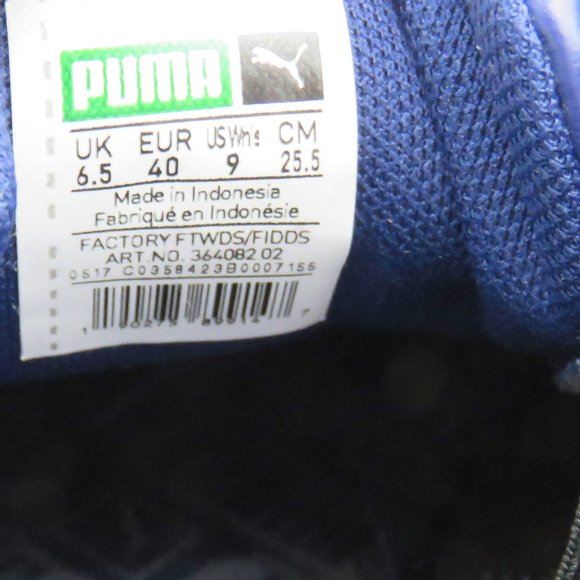 Puma Basket Heart DE Womens Sneakers 'Blue Depths' - Picture 9 of 9